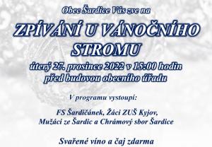 Zpívání u vánočního stromu 3