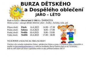 Burza dětského oblečení a burza krojů 1