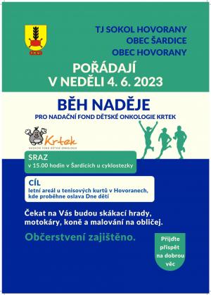 Běh naděje, pochod pro zdraví 1