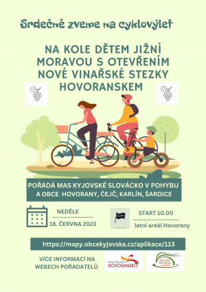 Na kole dětem jižní Moravou 