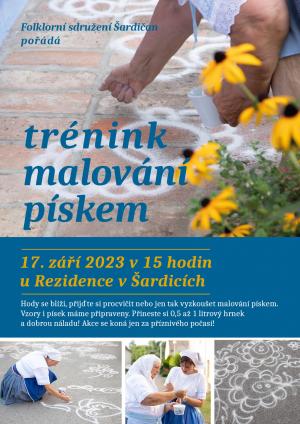 Trénink malování pískem 1