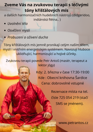 Zvuková terapie s léčivými tóny křišťálových mís