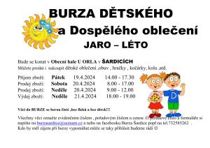 Burza dětského a dospělého oblečení
