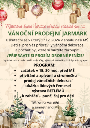 Vánoční prodejní jarmark 1