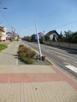 Poškození stožáru