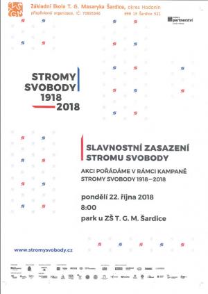 Slavnostní zasazení stromu 1
