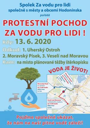 Protestní pochod za vodu pro lidi! 1