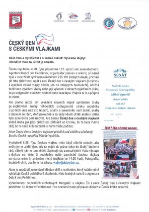 Český den s českými vlajkami 1